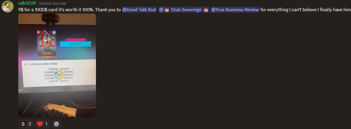 vdk3039's success story - 9$ for a 1000$ card it's worth it 100%. Thank you