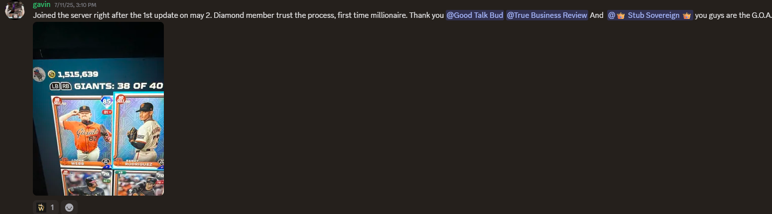 gavin's success story - Joined the server right after the 1st update on ma